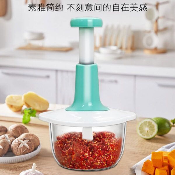 2L Manual vegetable food chopper/processor