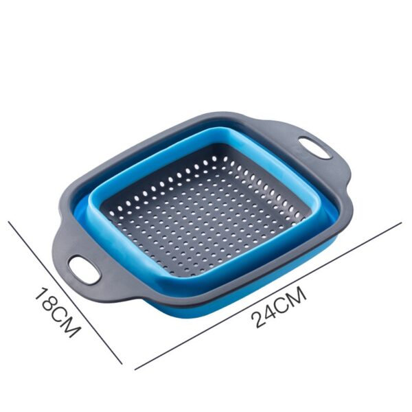 FOLDABLE/RETRACTABLE DRAIN BASKET